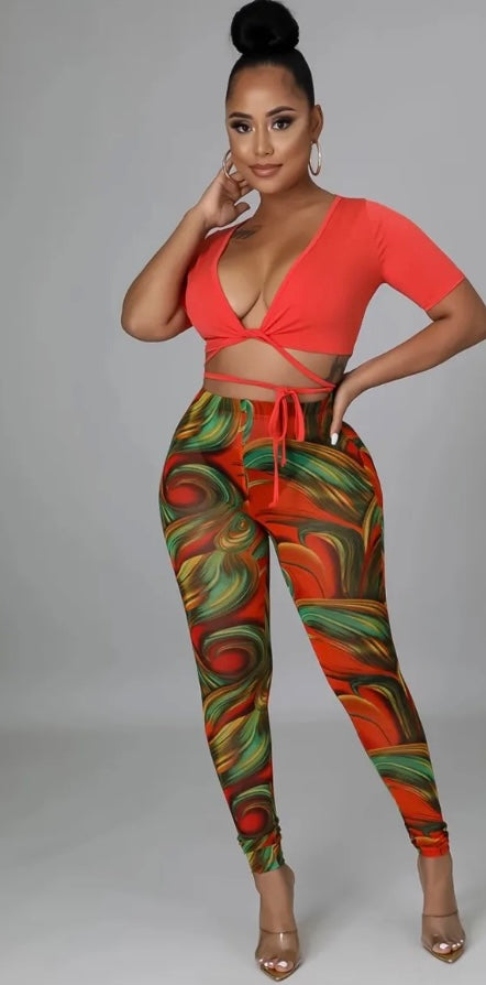 Exotic Babe Legging Set