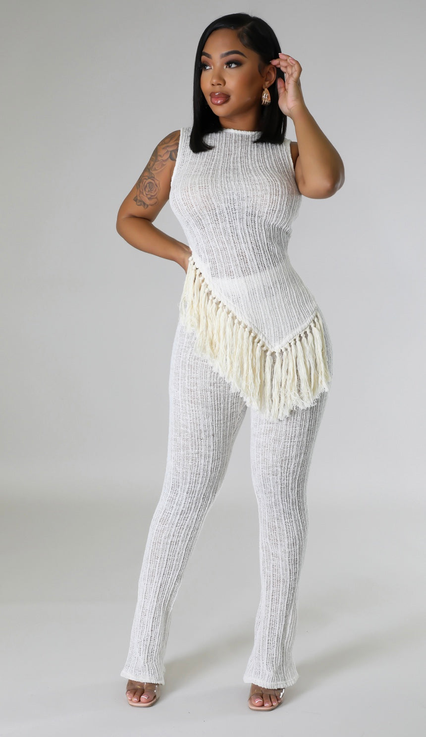 Bria Baby Pant Set ( Cream )