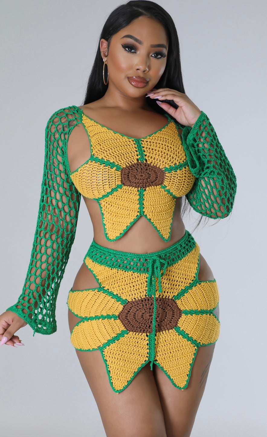 Sunny Isles Skirt Set-Yellow