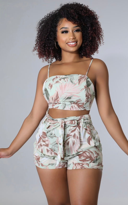 Blossom Girl Short Set