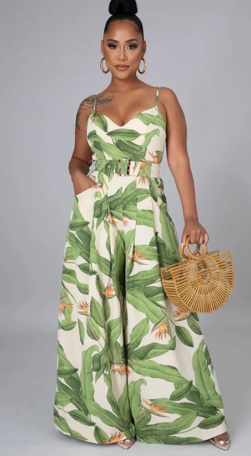 Palm Shade Jumpsuit