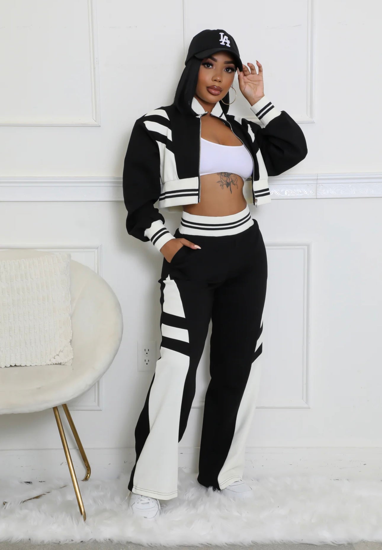 Luxe Pant Set ( Black )