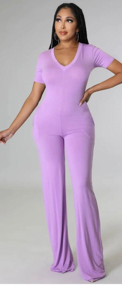 Kozie Days Jumpsuit-Lavender