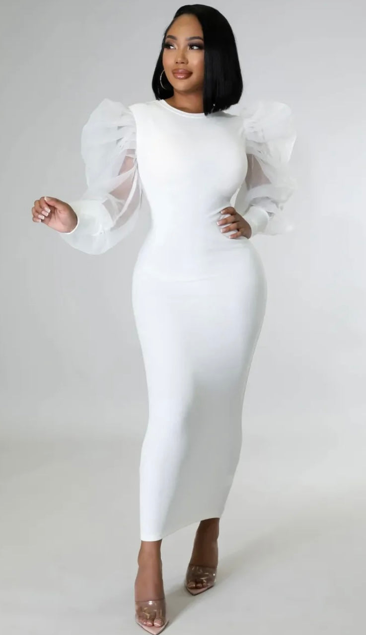 So Classy Dress- Ivory