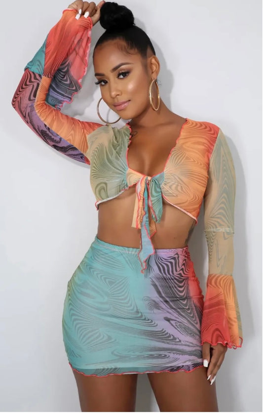Janelle Skirt Set