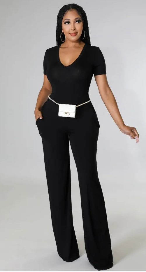 Kozie Days Jumpsuit ( Black )