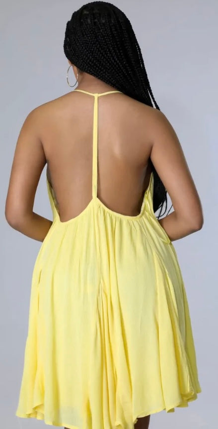 Amelia Love Tunic Dress -Yellow