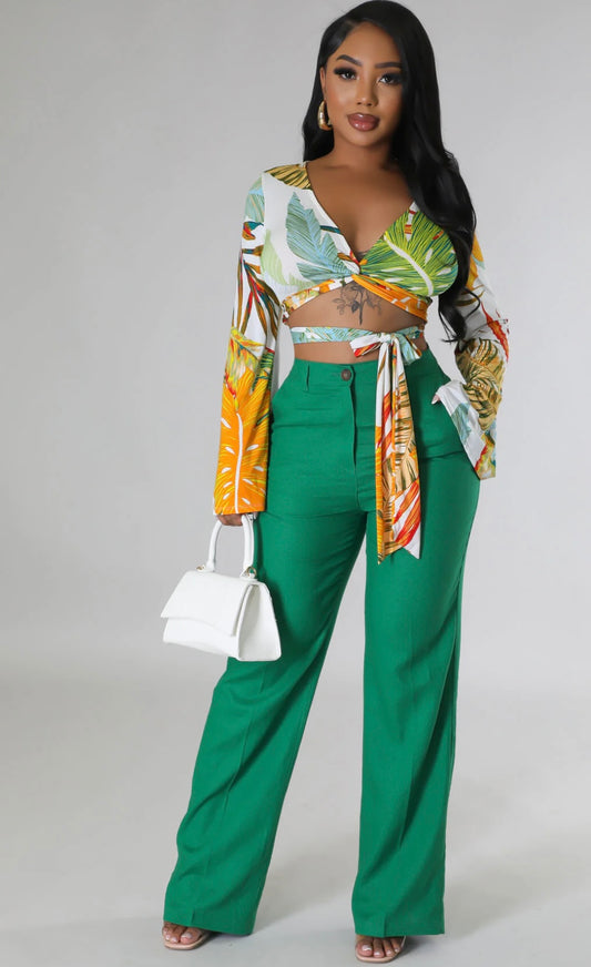 Malyssandre Linen Pants