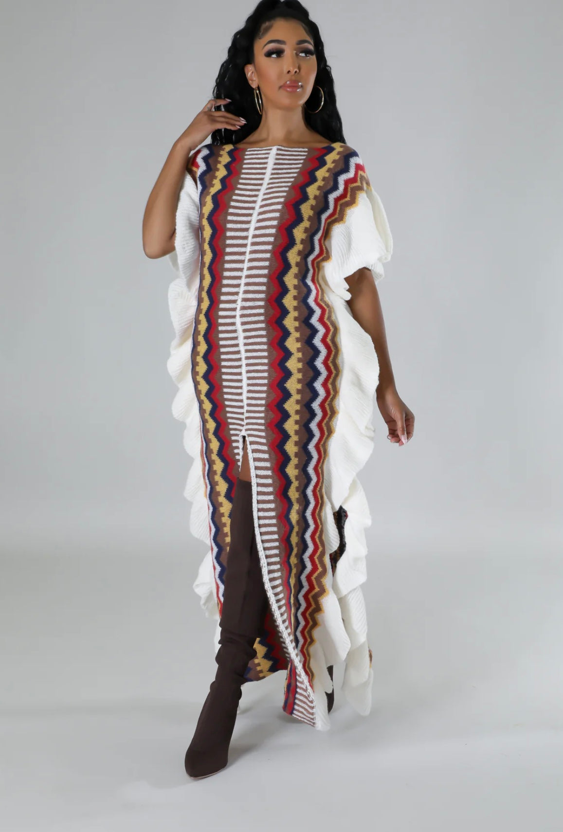 Piñata Poncho Dress