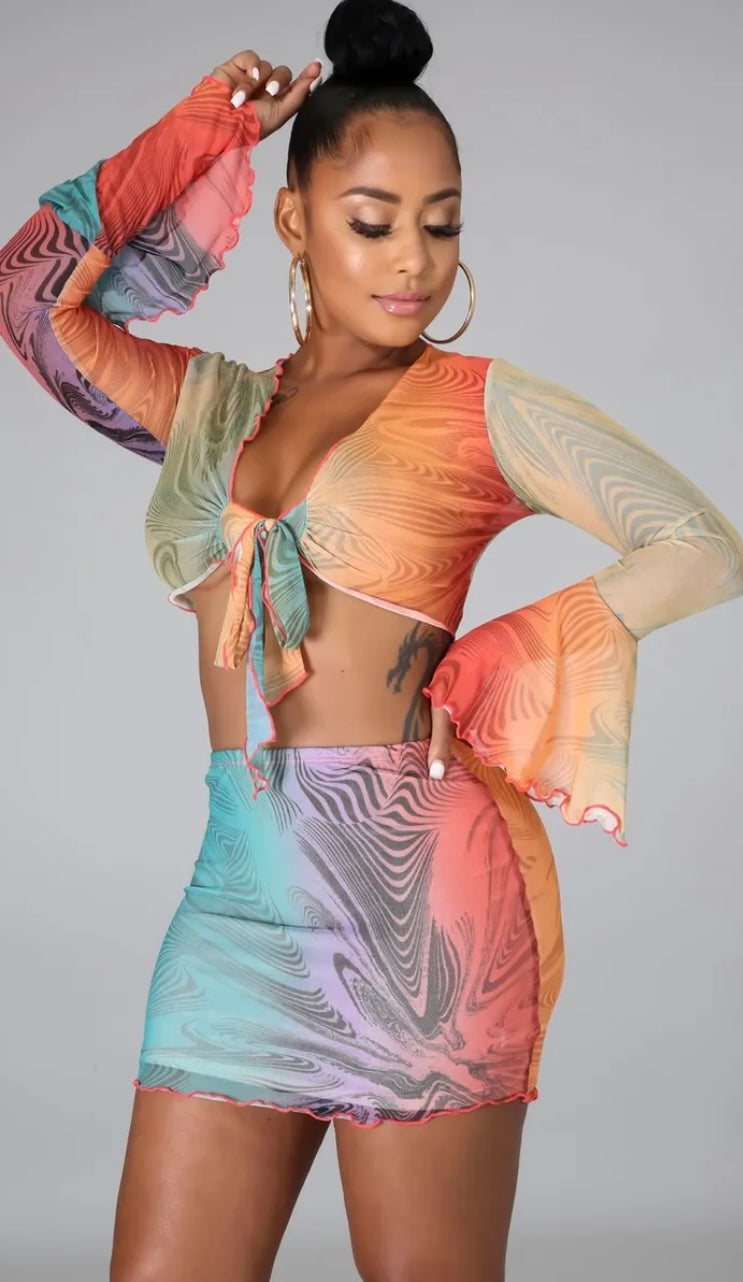 Janelle Skirt Set