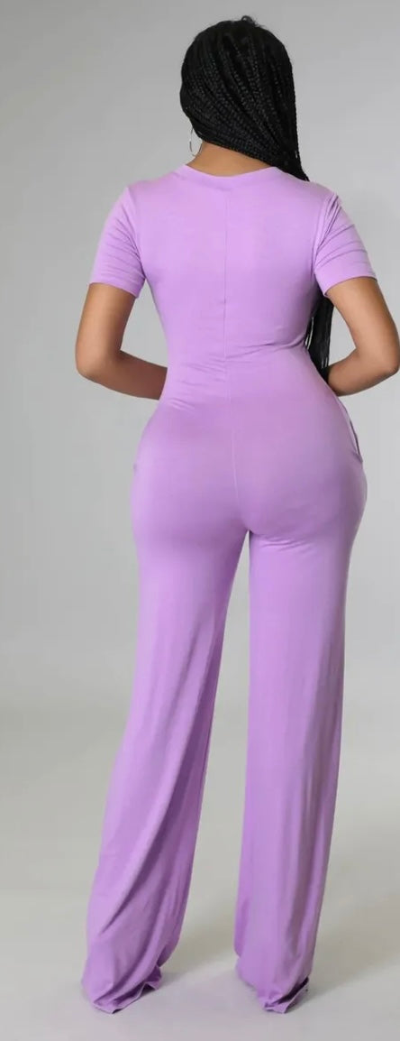 Kozie Days Jumpsuit-Lavender
