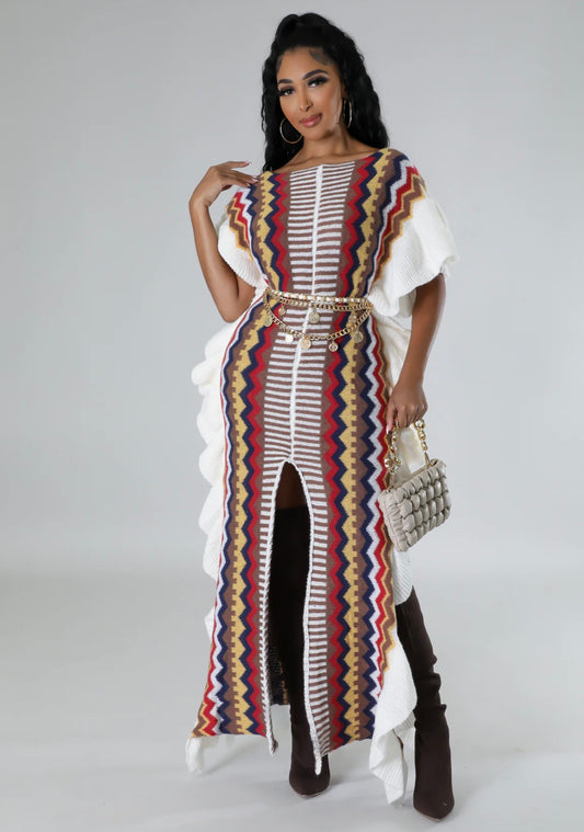 Piñata Poncho Dress