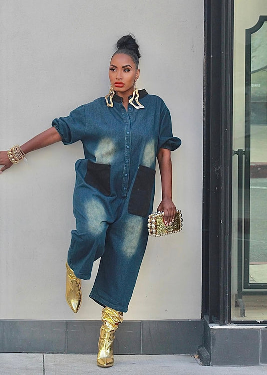 Monica Denim Jumpsuit