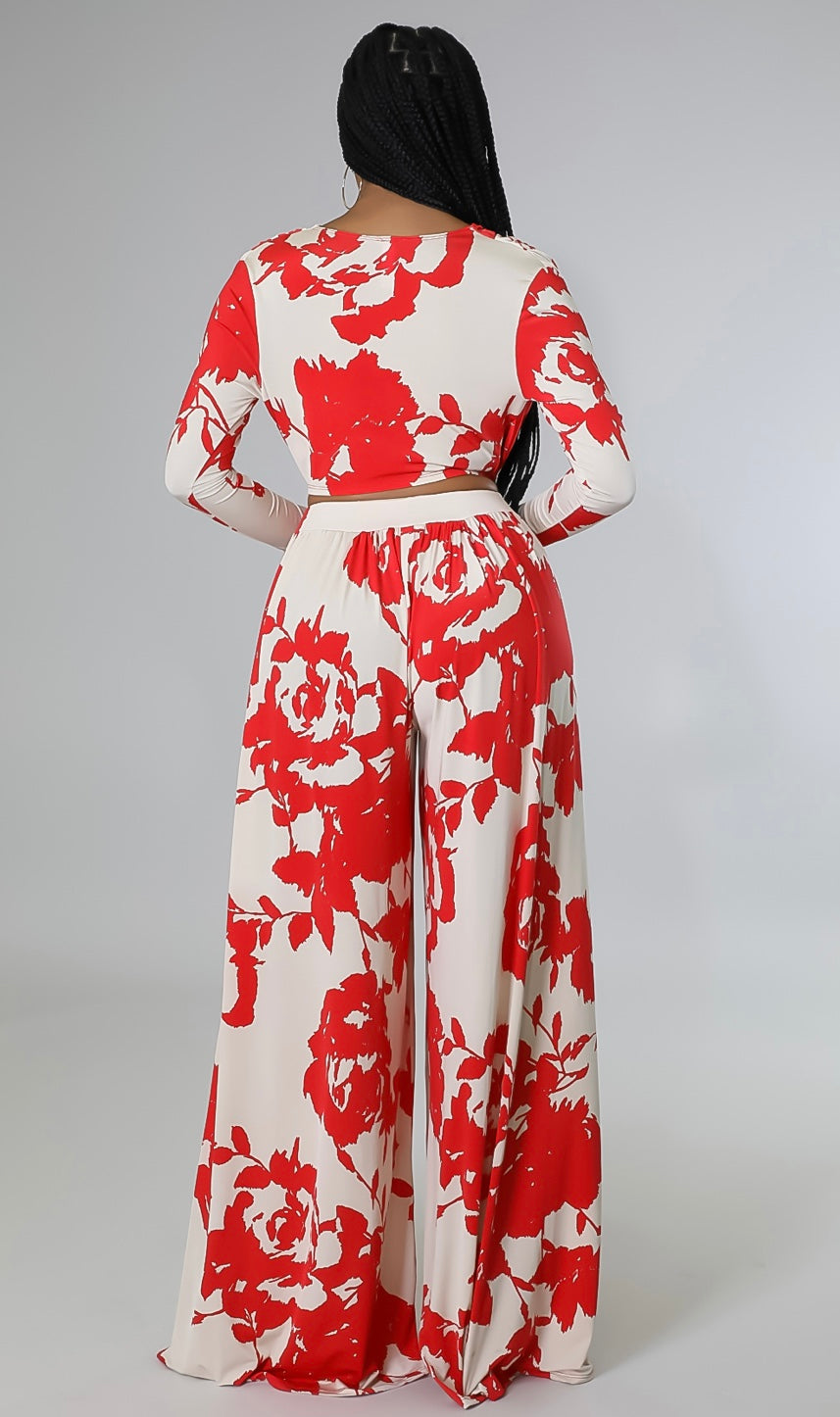 Sheva Pant Set ( Red )