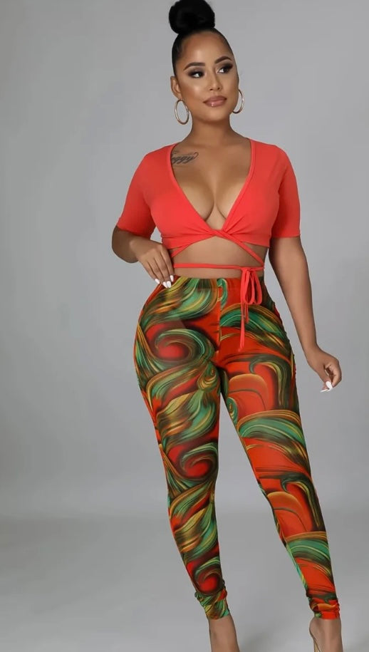 Exotic Babe Legging Set