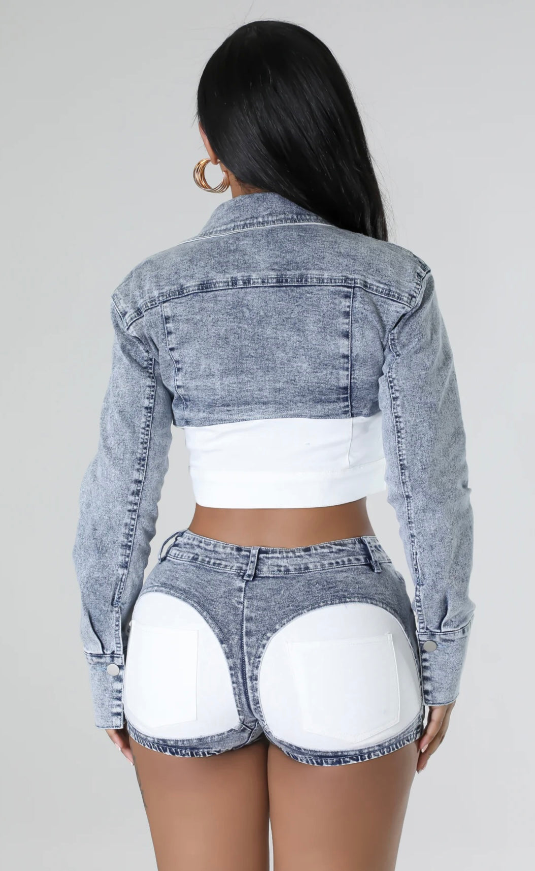 Urban Denim Short Set