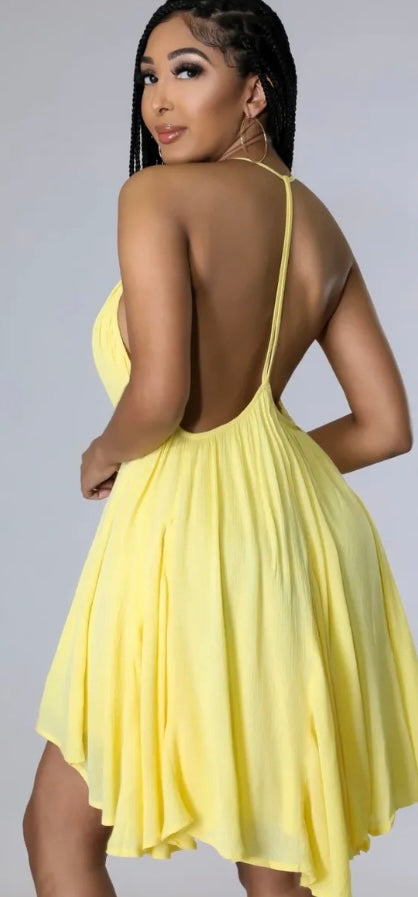 Amelia Love Tunic Dress -Yellow