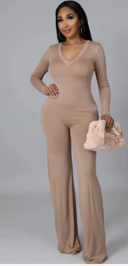 Laid Back Times Jumpsuit ( Kaki )