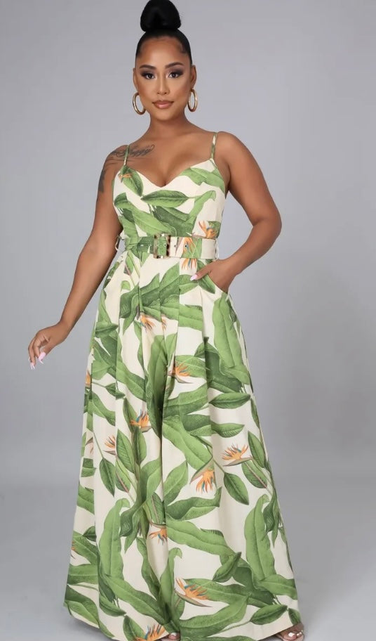 Palm Shade Jumpsuit