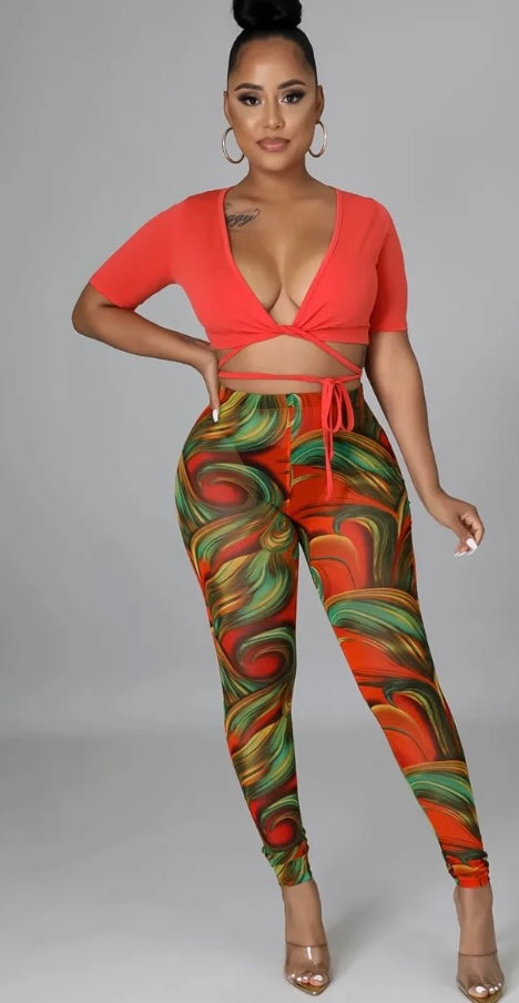 Exotic Babe Legging Set