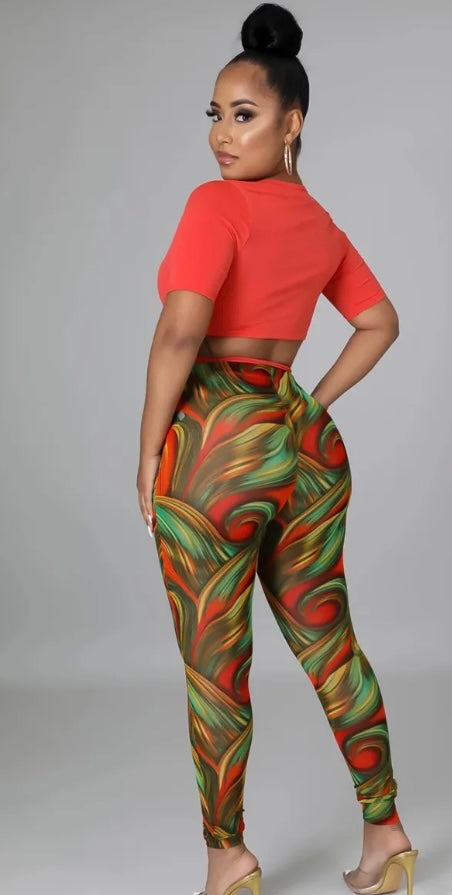 Exotic Babe Legging Set