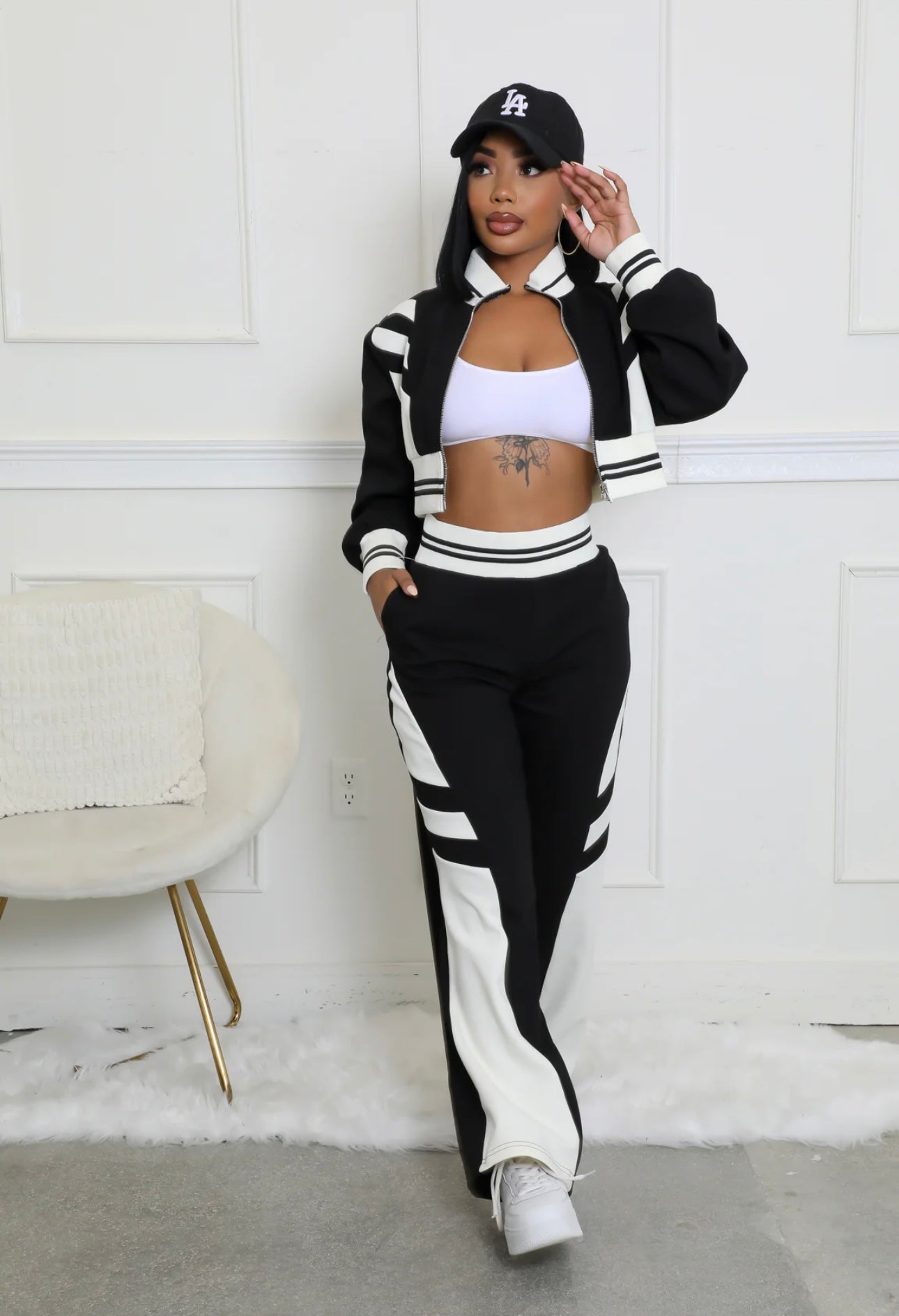 Luxe Pant Set ( Black )