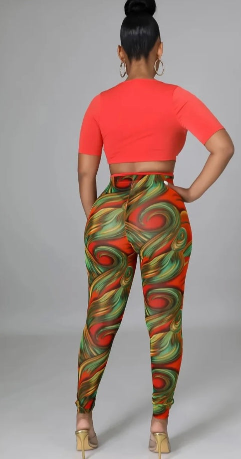Exotic Babe Legging Set