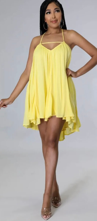 Amelia Love Tunic Dress -Yellow