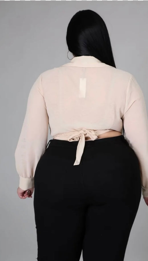 Marble Kimino Top ( Kaki )