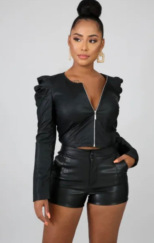 Leather Shorts