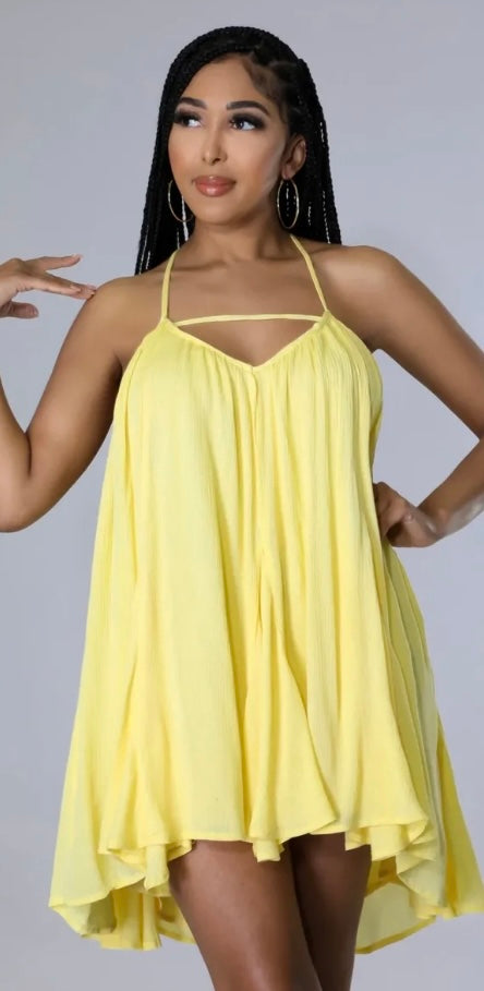 Amelia Love Tunic Dress -Yellow