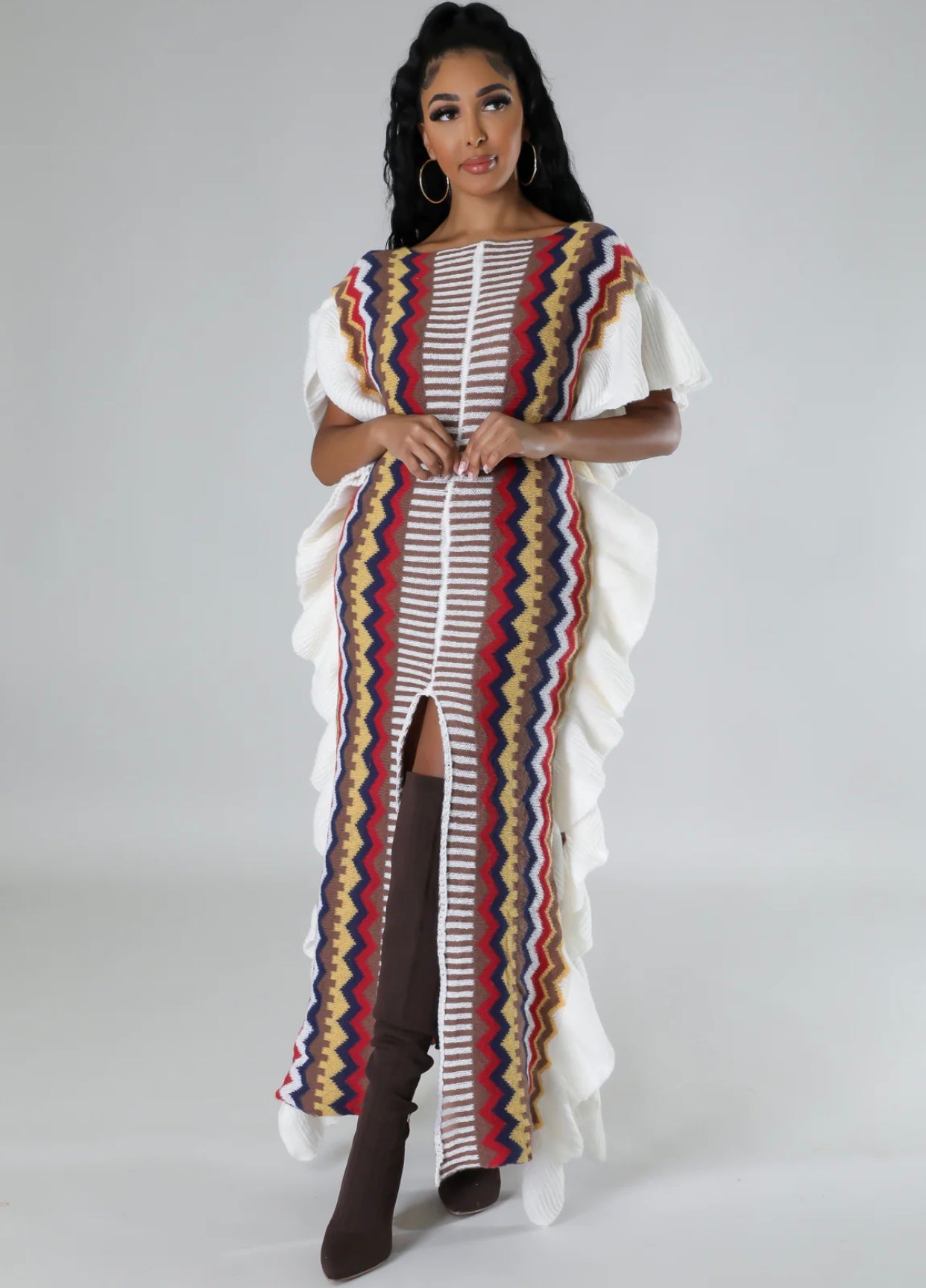 Piñata Poncho Dress