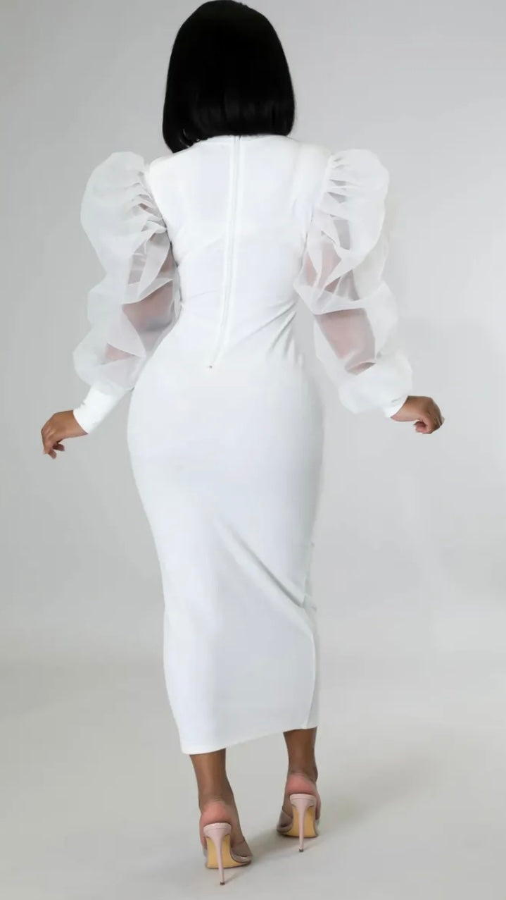 So Classy Dress- Ivory