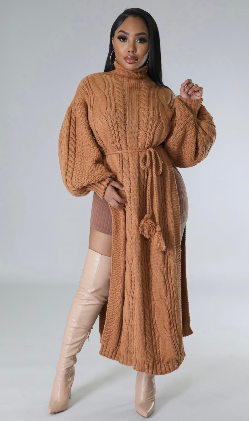 Tulle Me A Secret Skirt Set ( Brown )