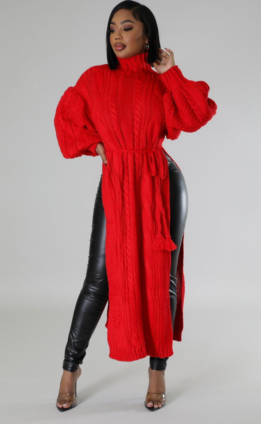 Tulle Me Skirt Set (Red )