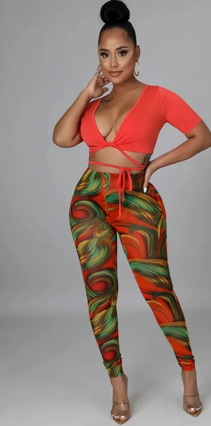 Exotic Babe Legging Set