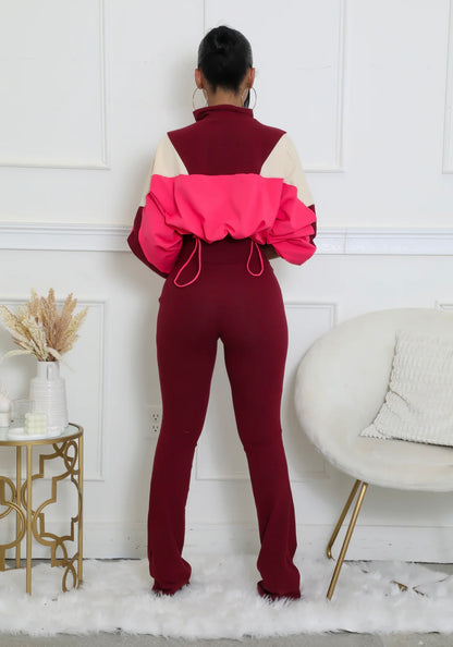 Striking A Cord Pant Set