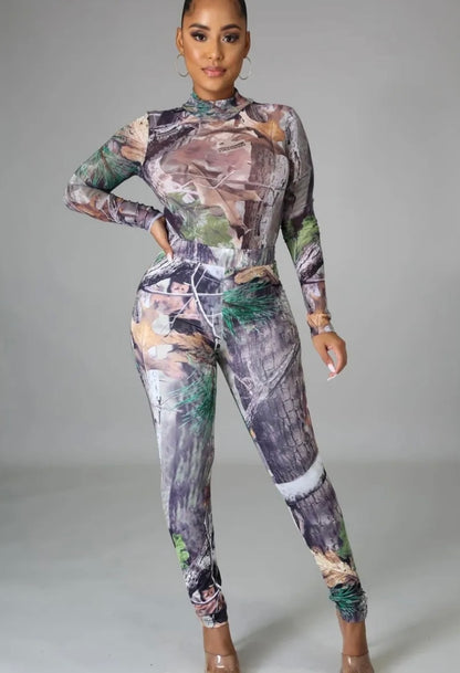 Can’t Hide From Me Bodysuit Pant Set