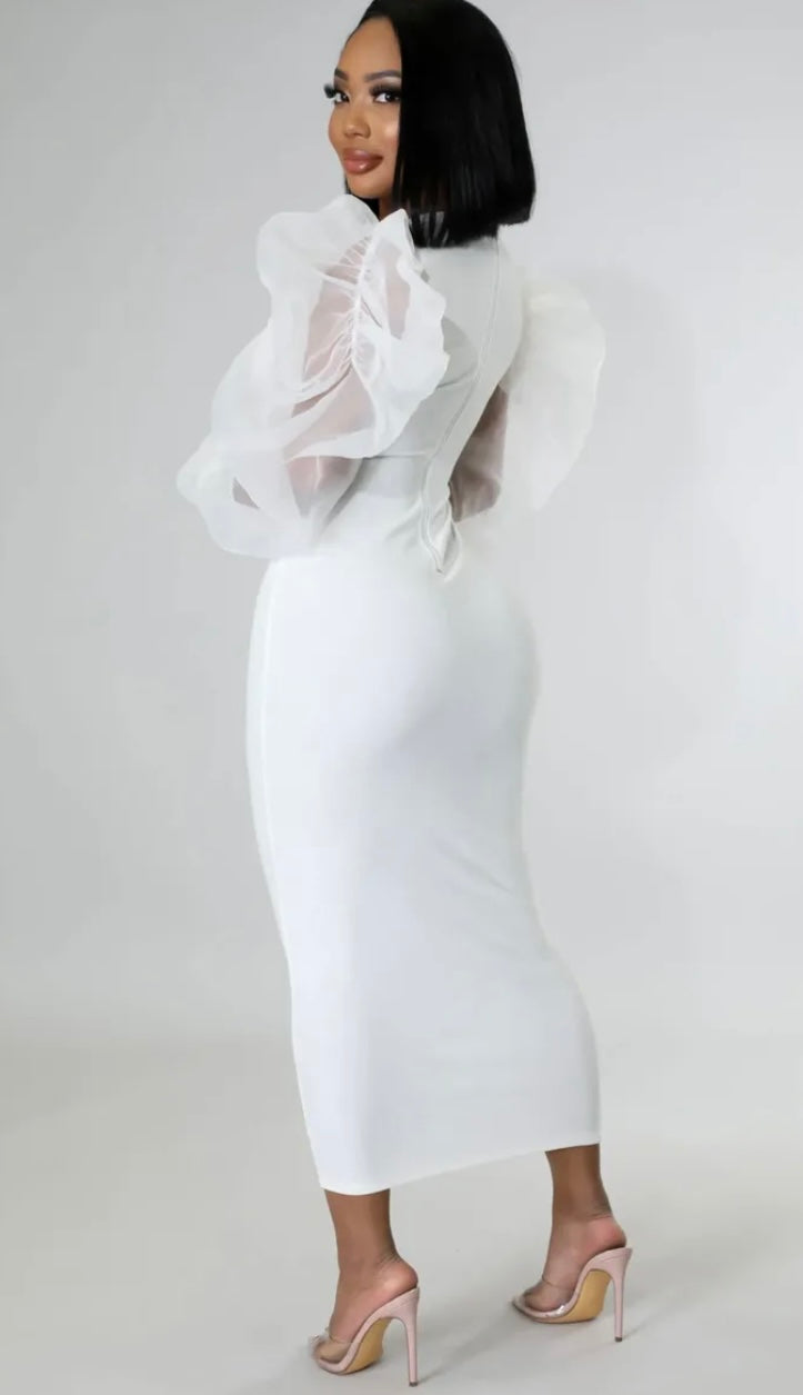 So Classy Dress- Ivory