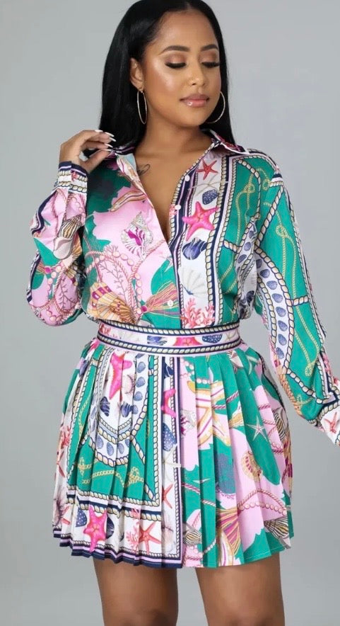 Athens Skirt Set