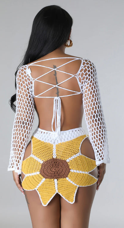 Sunny Isles Skirt Set (White)