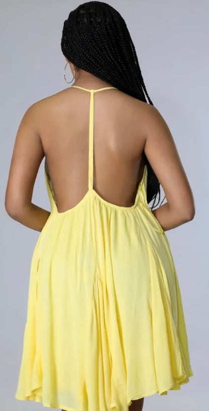 Amelia Love Tunic Dress -Yellow
