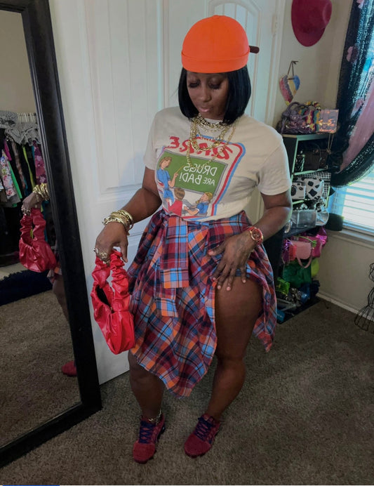 Joyce Babe Skirt ( Red )
