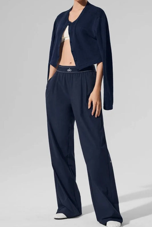 Alo Casual Pants ( Navy Blue )