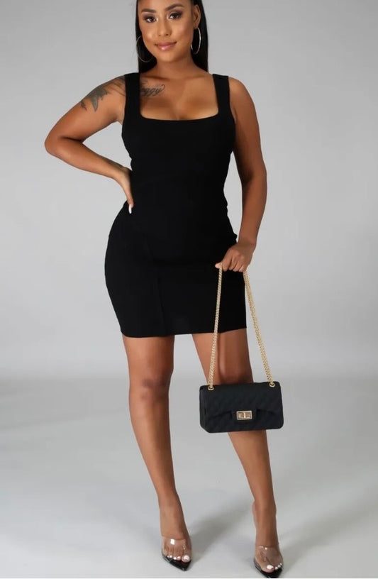 Be Mine Dress ( Black )