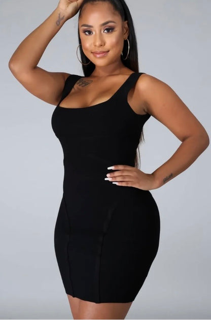 Be Mine Dress ( Black )
