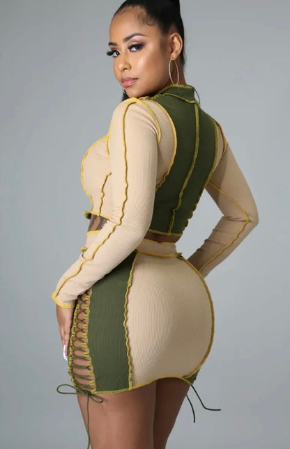 Not fair skirt set