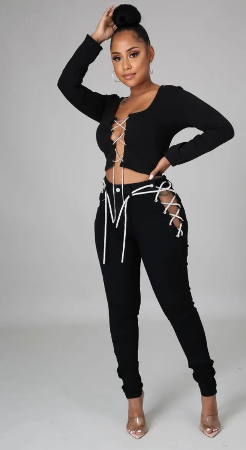 Full Fantasy Pants ( Black )