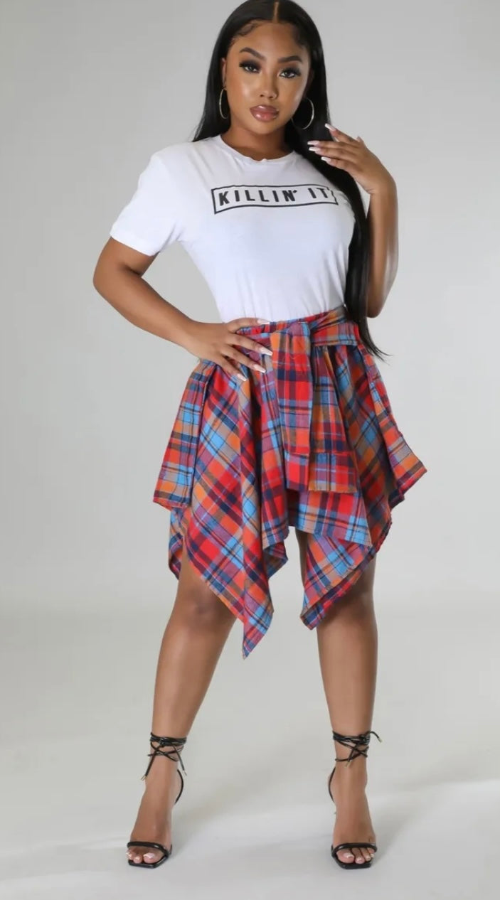 Joyce Babe Skirt ( Red )