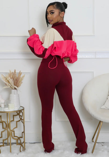 Striking A Cord Pant Set